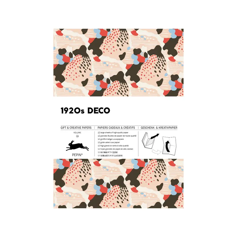 1920-tals deco present- och kreativt papper