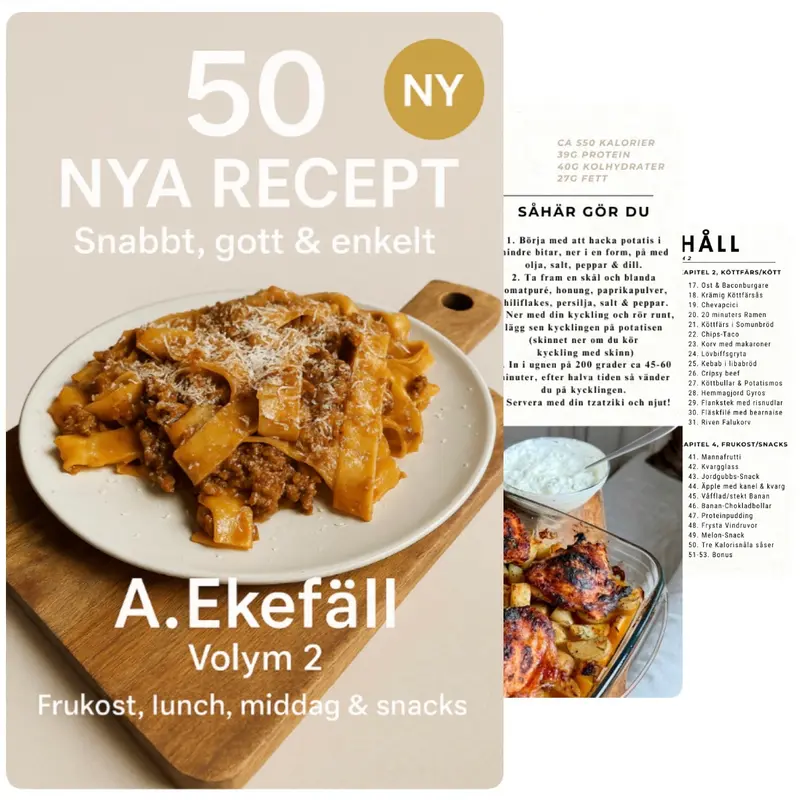 50 nya recept! 199kr