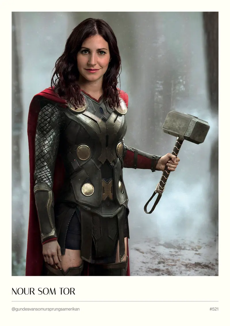 #521 - Nour som Tor - A3 Poster