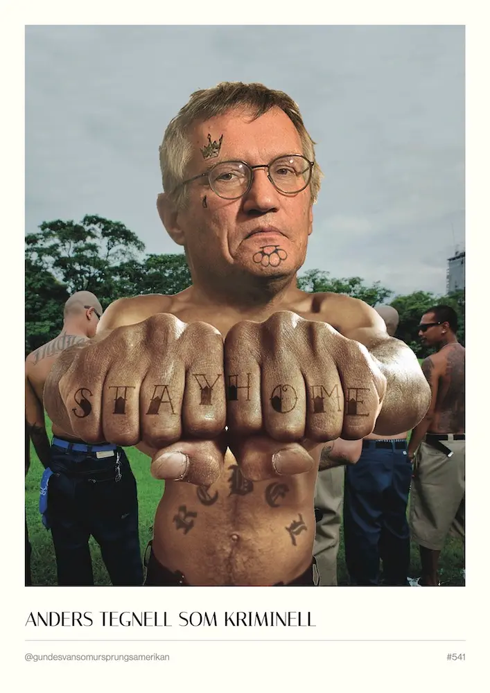 #541 - Anders Tegnell som kriminell - A3 Poster