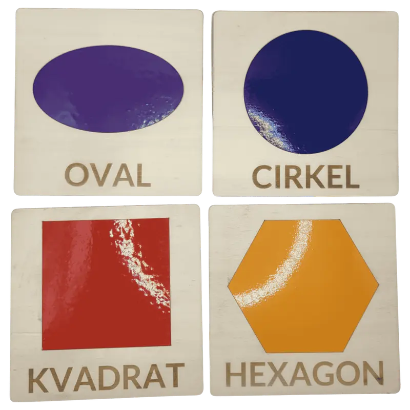 7 Former med färg – pedagogiskt material för geometri och färgigenkänning i förskolan
