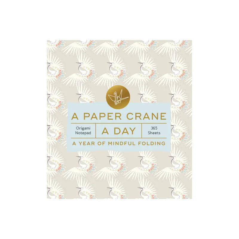 A Paper Crane a Day - A Year of Mindful Folding, Origami set