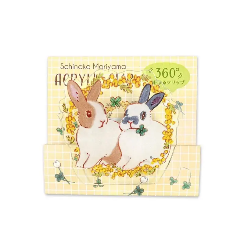 Active Corporation × Schinako Moriyama 2-Way Acrylic Clip Stand - Mimosa