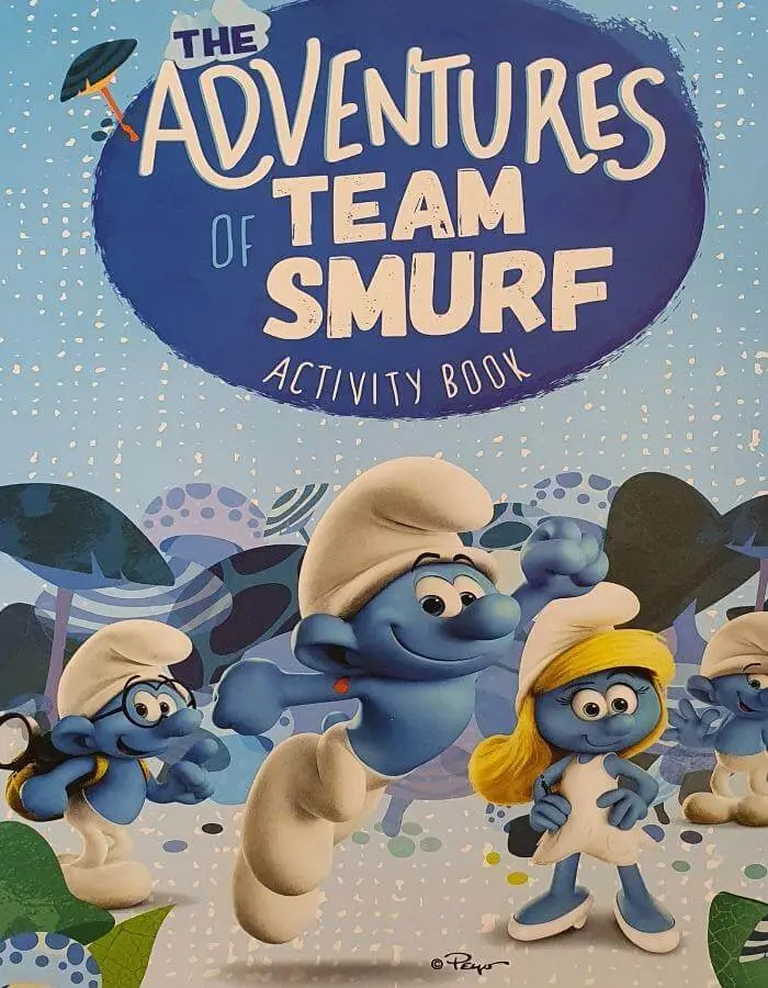 adventures of team smurf activity book