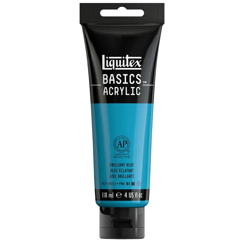 Akrylfärg Liquitex Basics 118ml - Brilliant Blue 570
