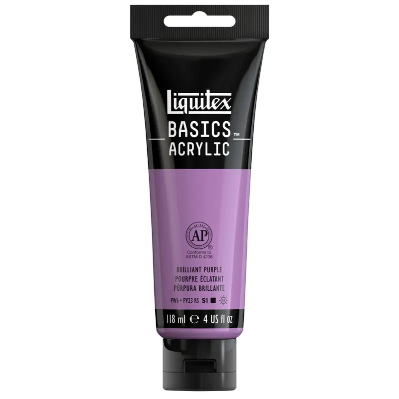 Akrylfärg Liquitex Basics 118ml - Brilliant purple 590