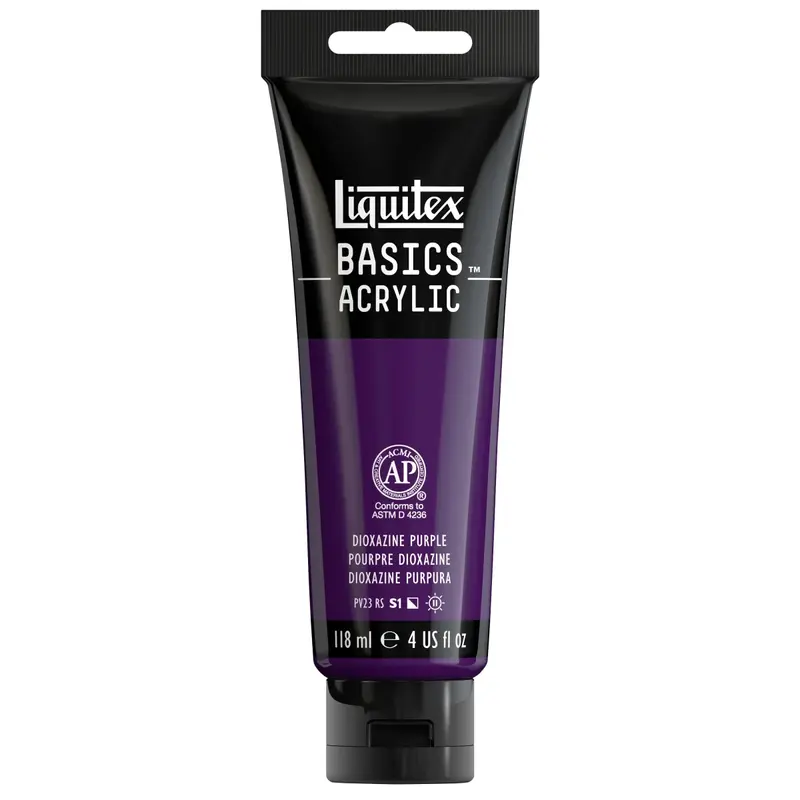 Akrylfärg Liquitex Basics 118ml - Dioxazine purple 186