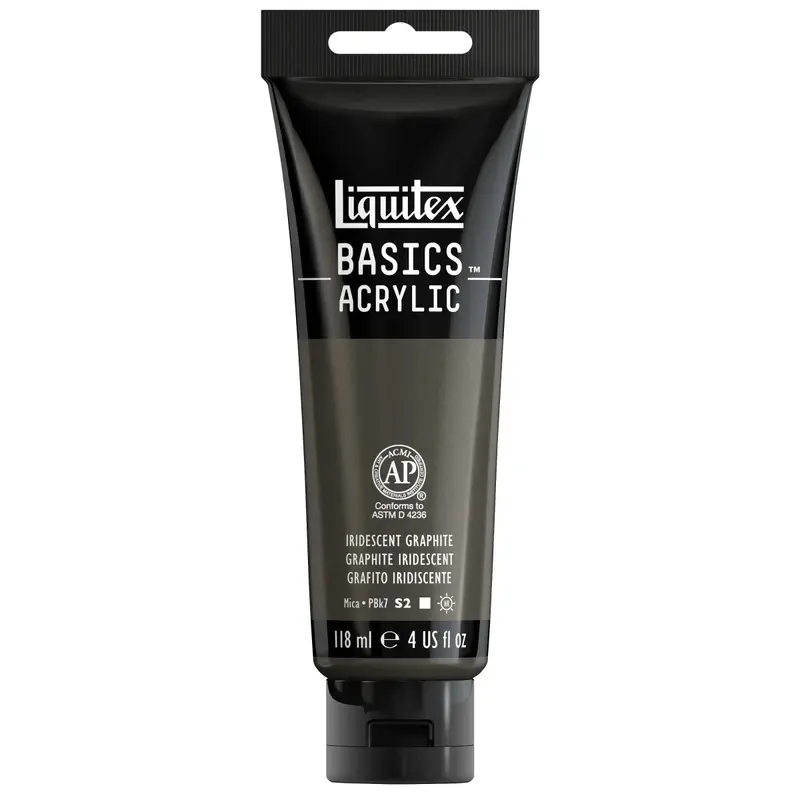 Akrylfärg Liquitex Basics 118ml - Iridescent Graphite 049