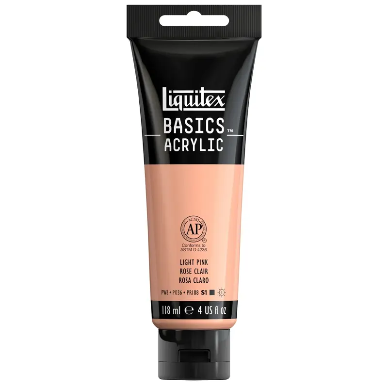 Akrylfärg Liquitex Basics 118ml - Light portrait pink 810