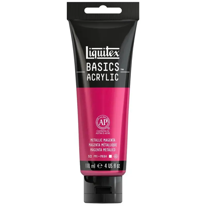 Akrylfärg Liquitex Basics 118ml - Metallic Magenta 342