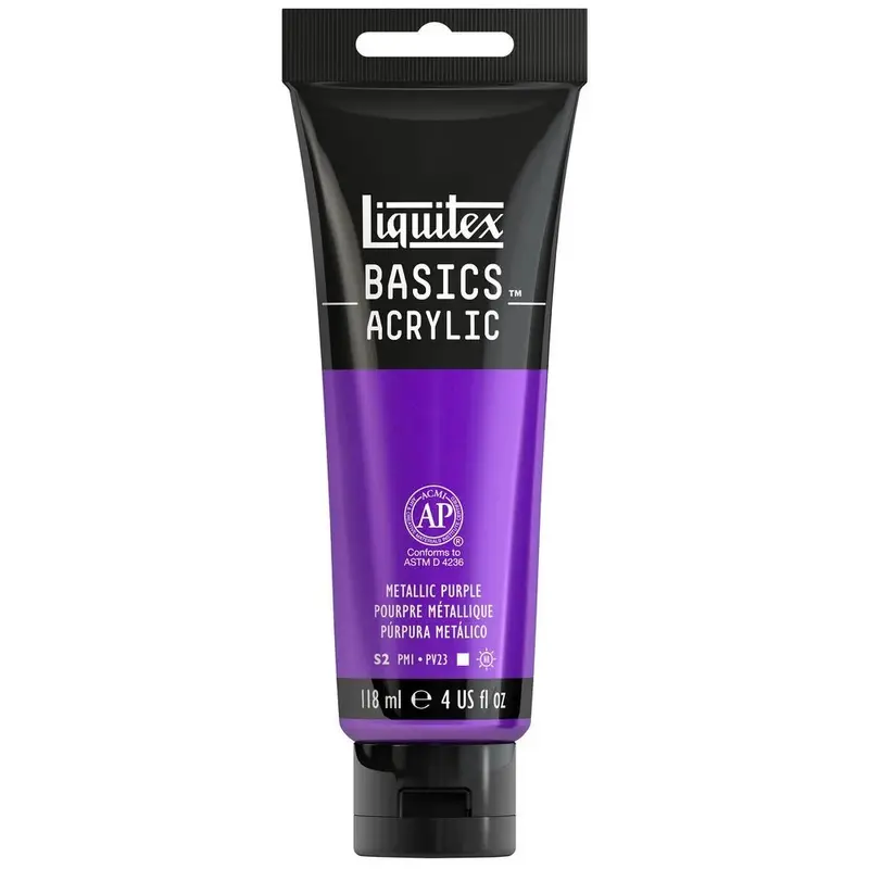 Akrylfärg Liquitex Basics 118ml - Metallic Purple 340