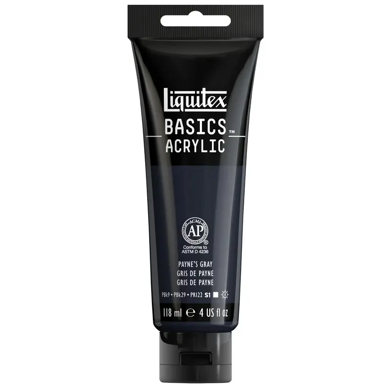Akrylfärg Liquitex Basics 118ml - Payne's Gray 310