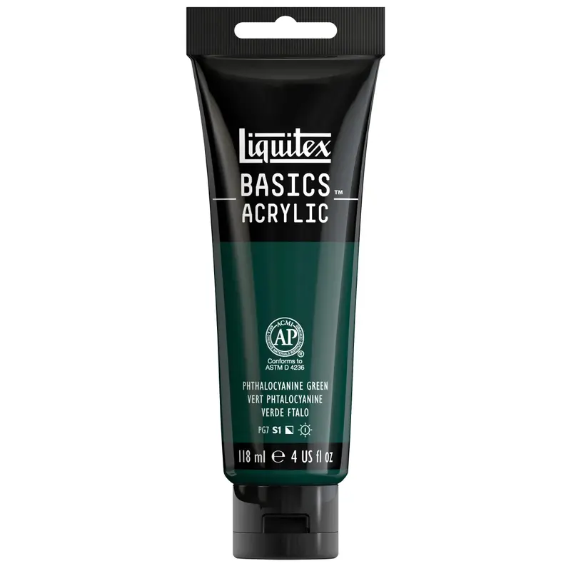 Akrylfärg Liquitex Basics 118ml - Phthalocyanine green 317