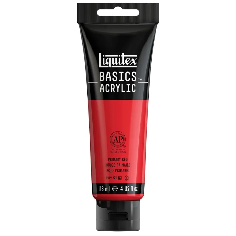 Akrylfärg Liquitex Basics 118ml - Primary Red 415