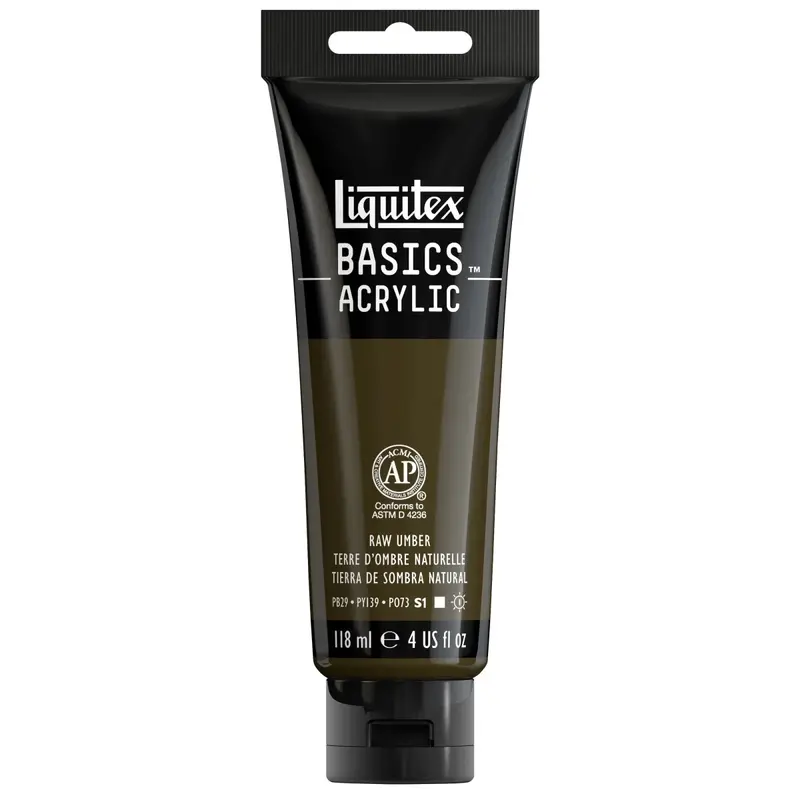 Akrylfärg Liquitex Basics 118ml - Raw umber 331