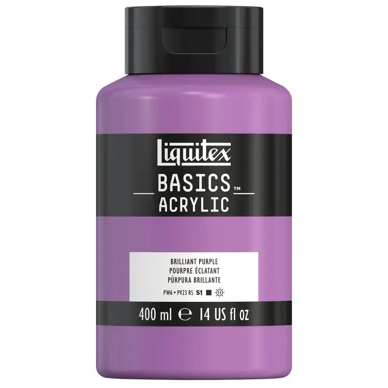 Akrylfärg Liquitex Basics 400ml - Brilliant Purple 590