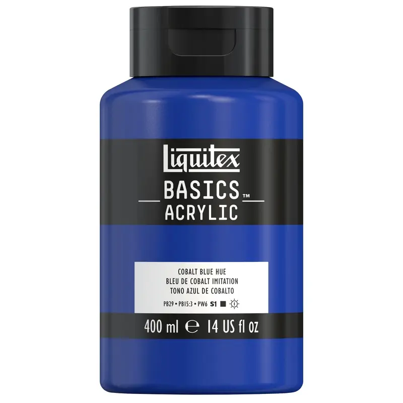 Akrylfärg Liquitex Basics 400ml - Cobalt blue hue 170
