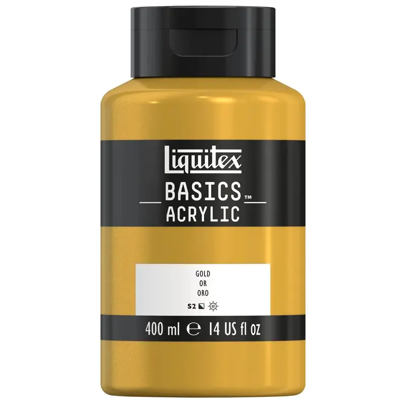 Akrylfärg Liquitex Basics 400ml - Gold 234
