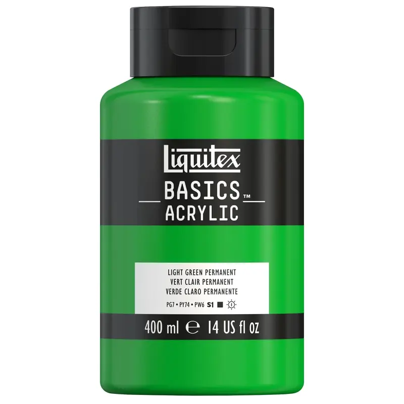 Akrylfärg Liquitex Basics 400ml - Green light 312