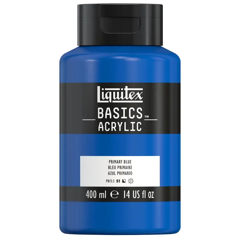 Akrylfärg Liquitex Basics 400ml - Primary Blue 420