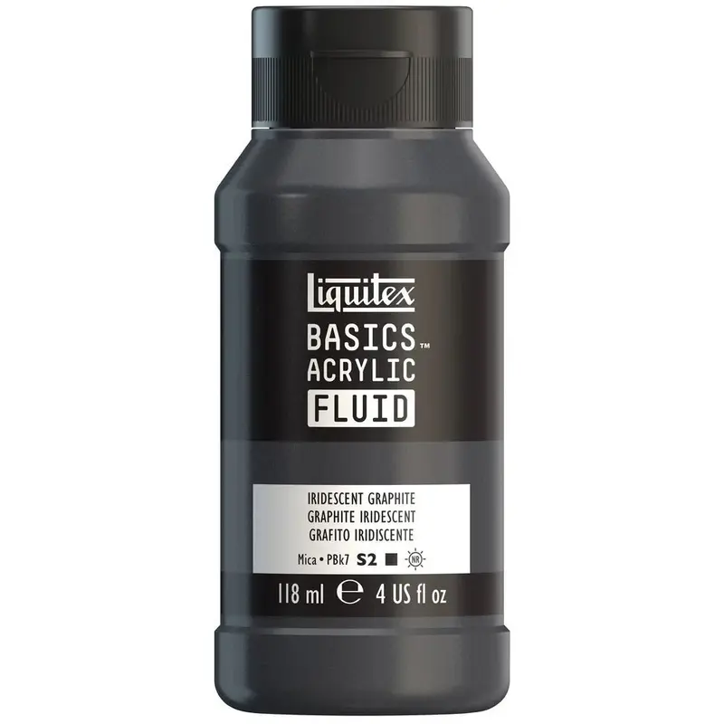 Akrylfärg Liquitex Basics Fluid 118ml - Iridescent Graphite 049