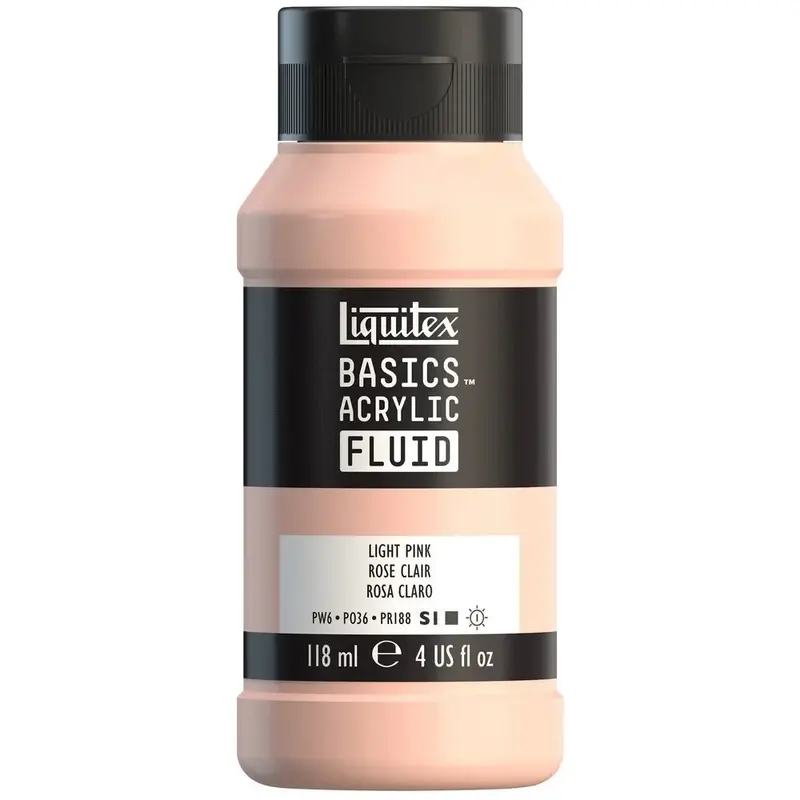 Akrylfärg Liquitex Basics Fluid 118ml - Light Pink 810