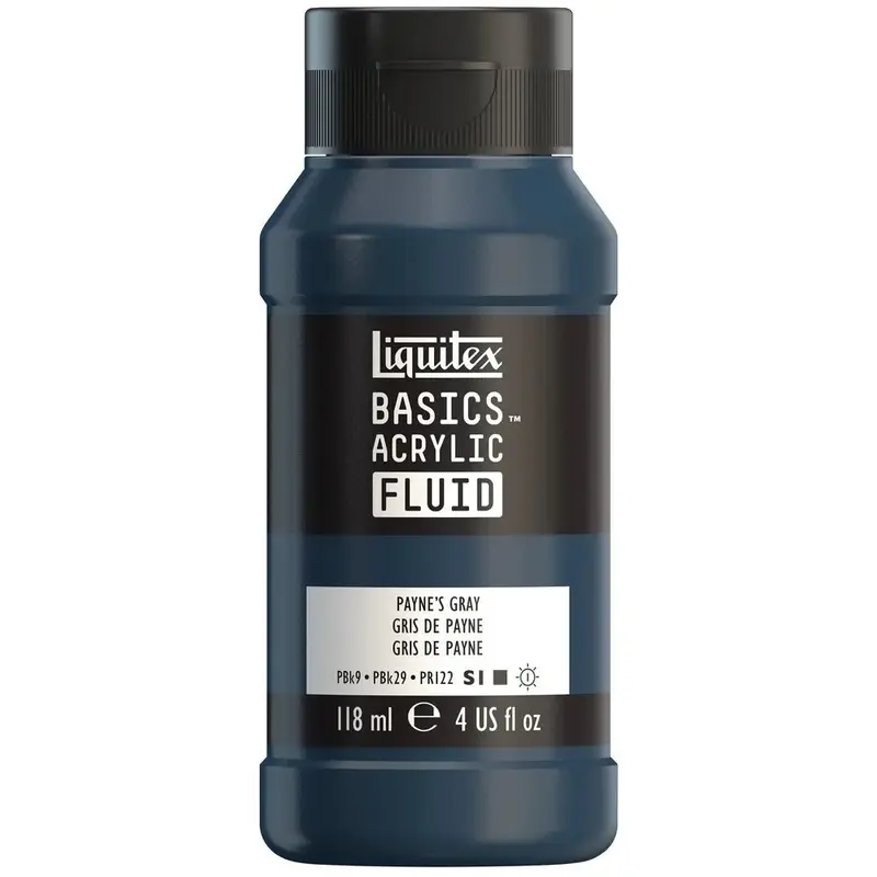 Akrylfärg Liquitex Basics Fluid 118ml - Payne's Gray 310