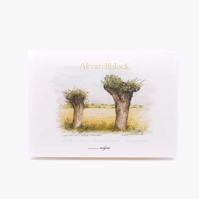 Akvarellblock Halvgrov gräng - A5