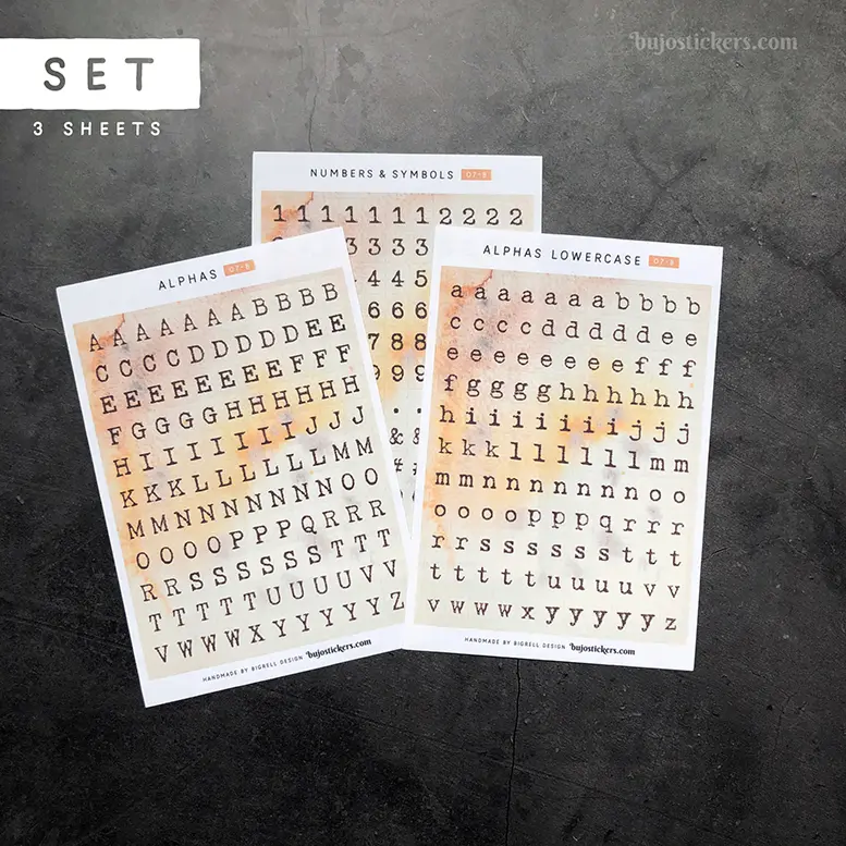 Alphas 07 B – Set of 3