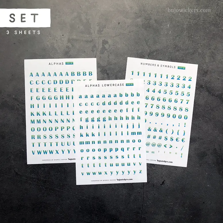 Alphas 08 B – Set of 3