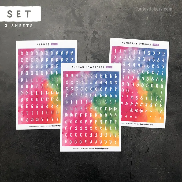 Alphas 09 B – Set of 3