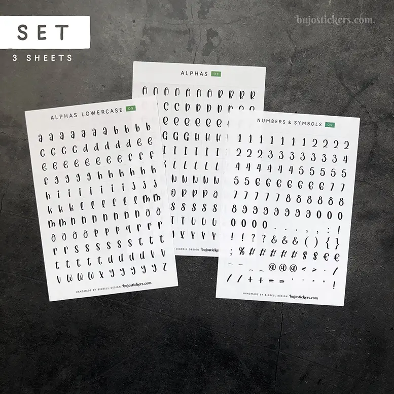 Alphas 09 – Set of 3