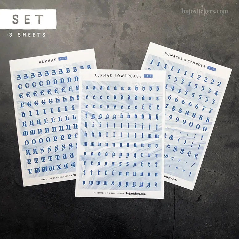 Alphas 11 B – Set of 3