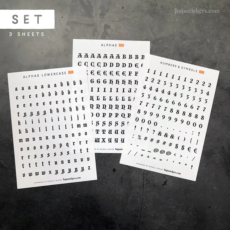 Alphas 11 – Set of 3