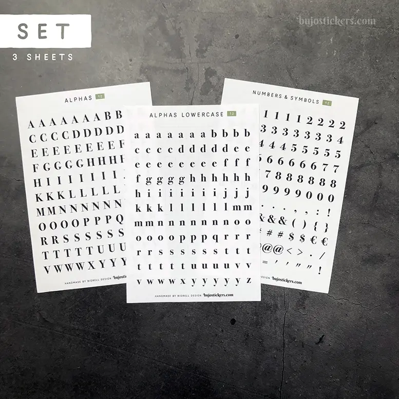 Alphas 12 – Set of 3