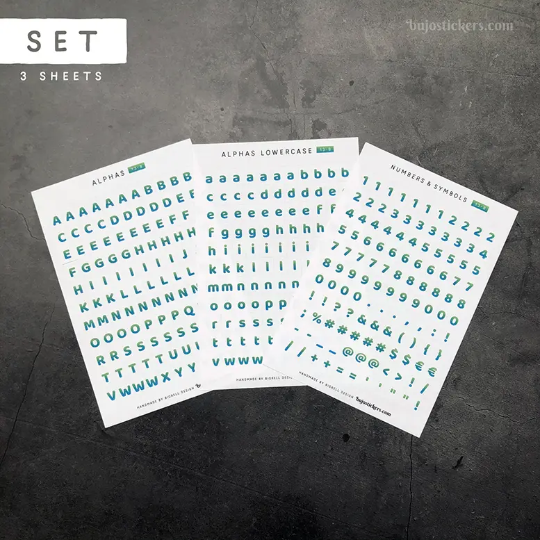 Alphas 13 B – Set of 3