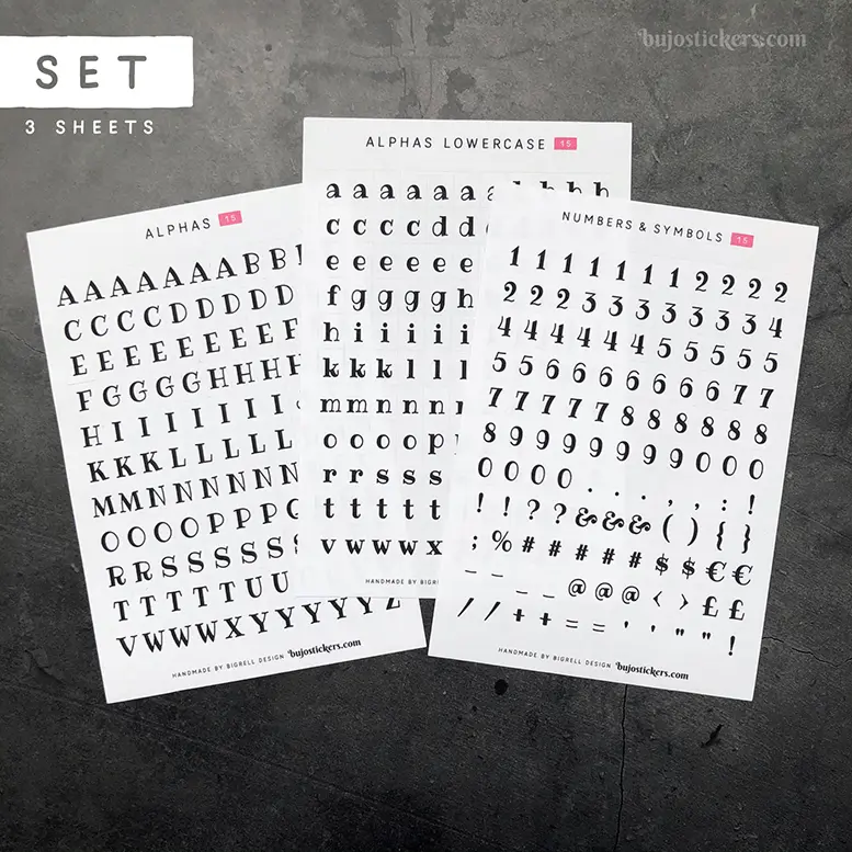 Alphas 15 – Set of 3