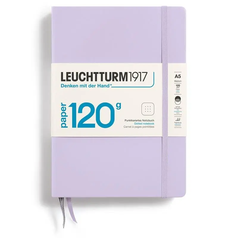 Anteckningsbok Dotted A5 120 GSM - Lilac