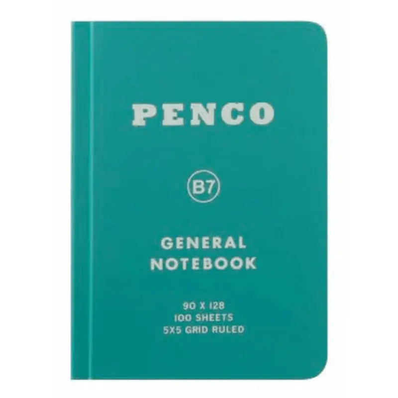 Anteckningsbok General Notebook B7 Grid - Green