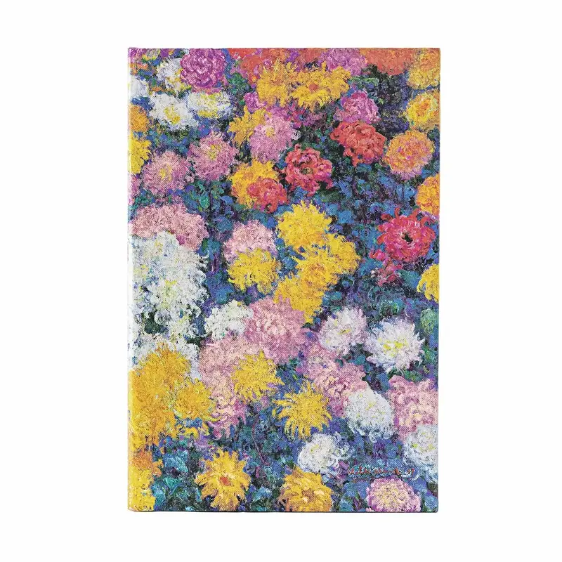 Anteckningsbok Monet's Chrysanthemums - Midi Dotted Hård pärm