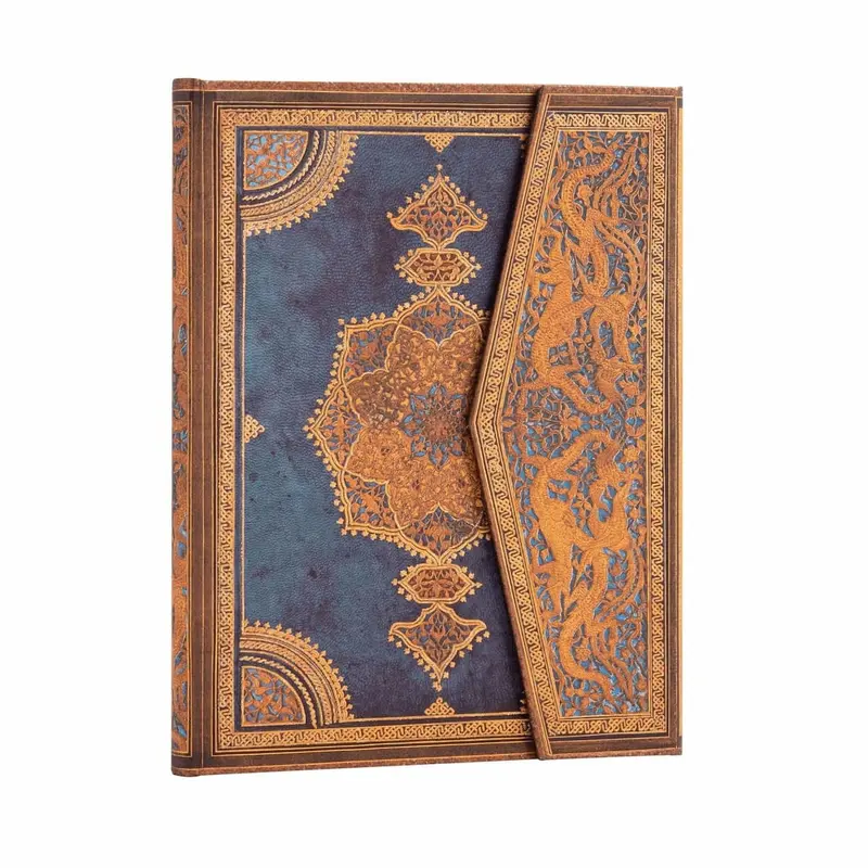 Anteckningsbok Safavid Indigo - Ultra Linjerad Hård pärm Wrap