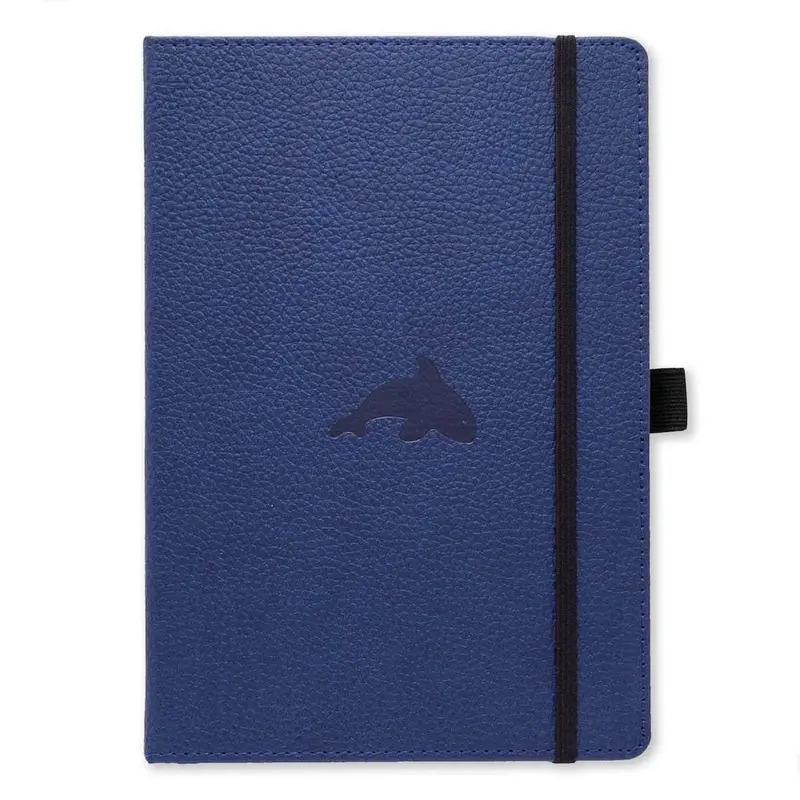 Anteckningsbok Wildlife Dotted A4 Blue Whale