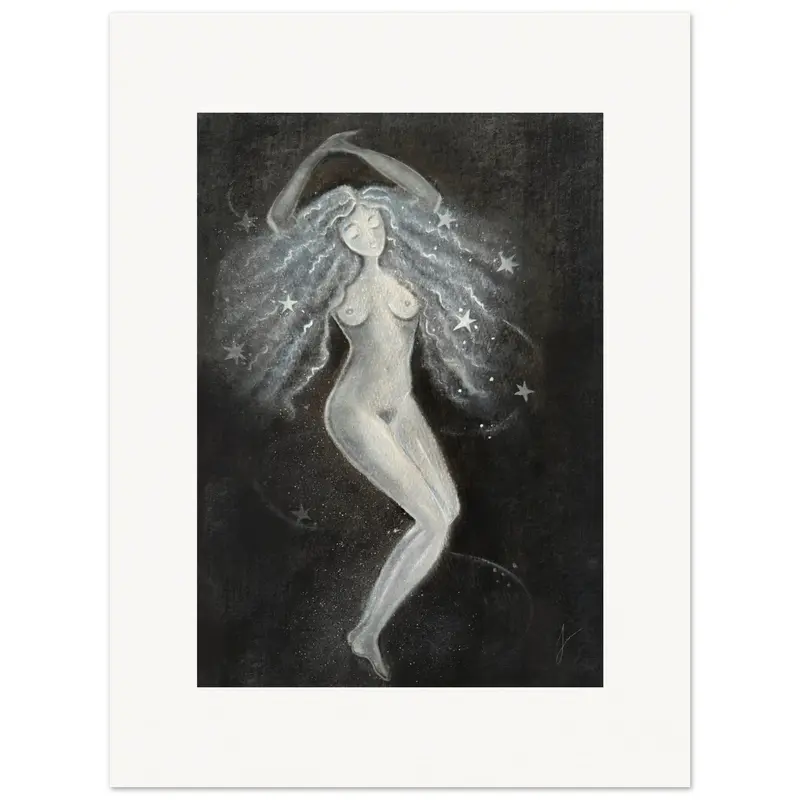 Art print by Jess - Cosmic girl