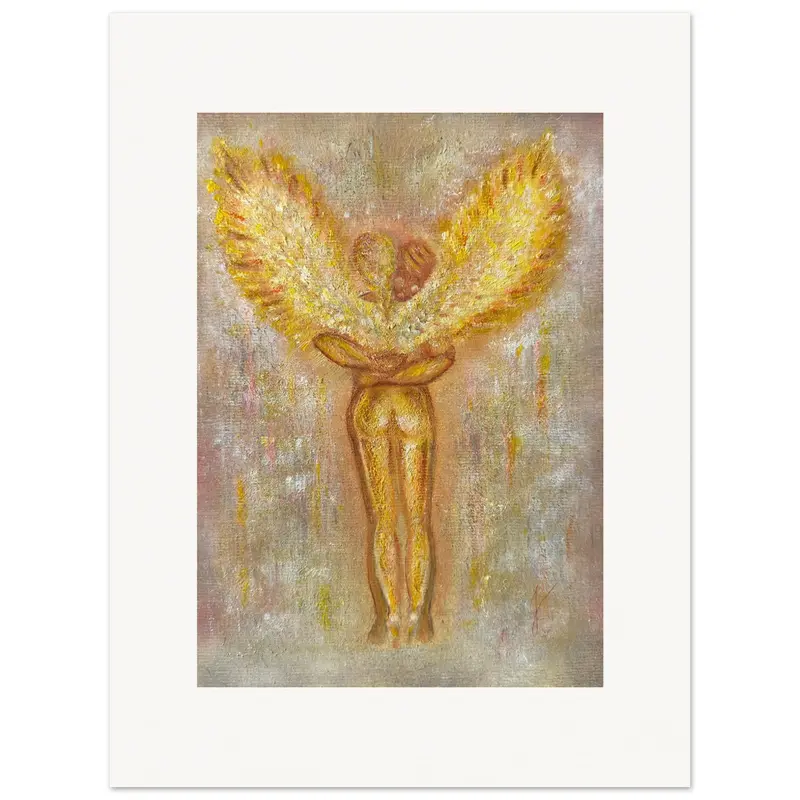 Art print by Jess - I am safe