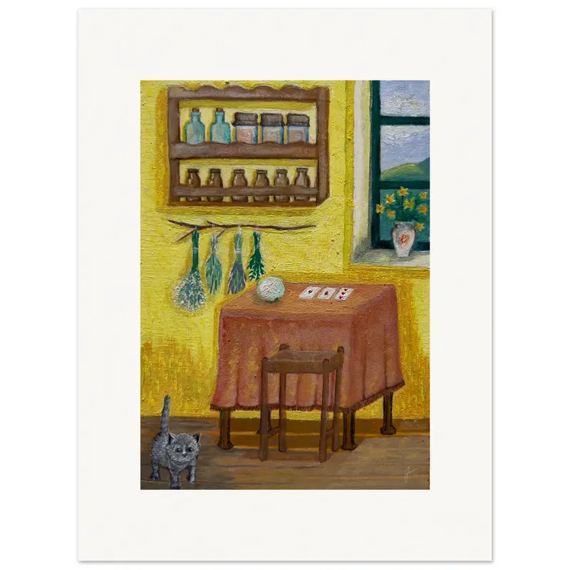Art print by Jess - Kitchen of the witch