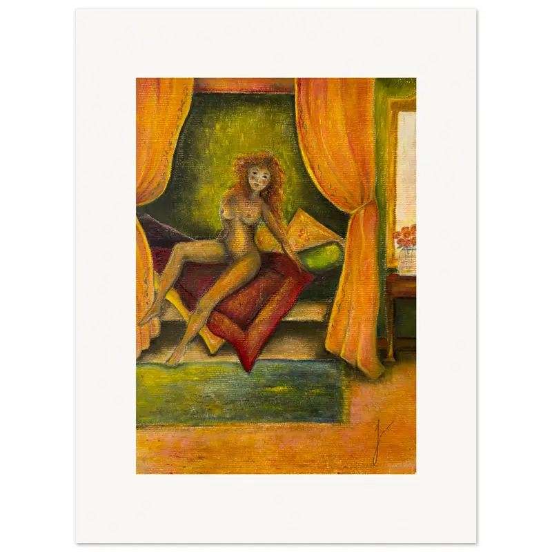 Art print by Jess - love in Avalon