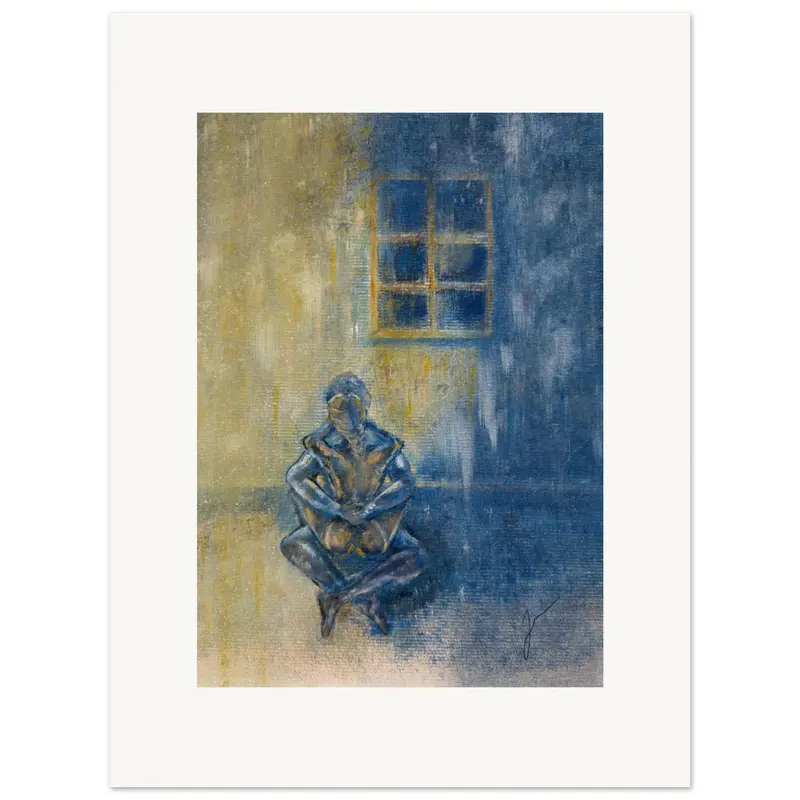 Art print by Jess - the lovers