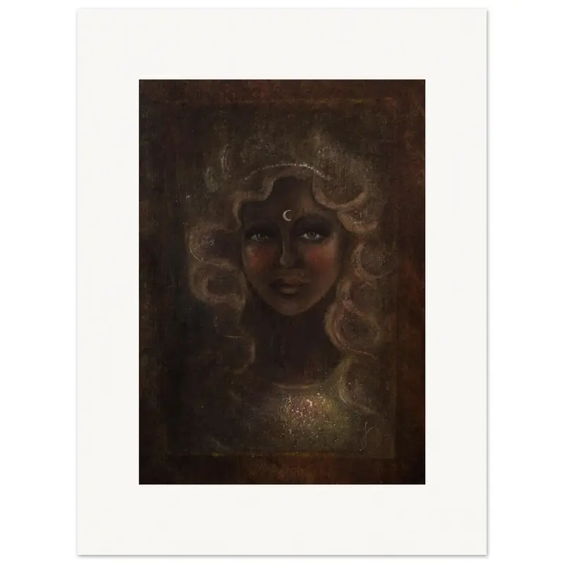 Art print by Jess - the Moon temple
