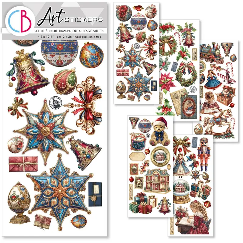 Art stickers 5-pack - Toy Shop