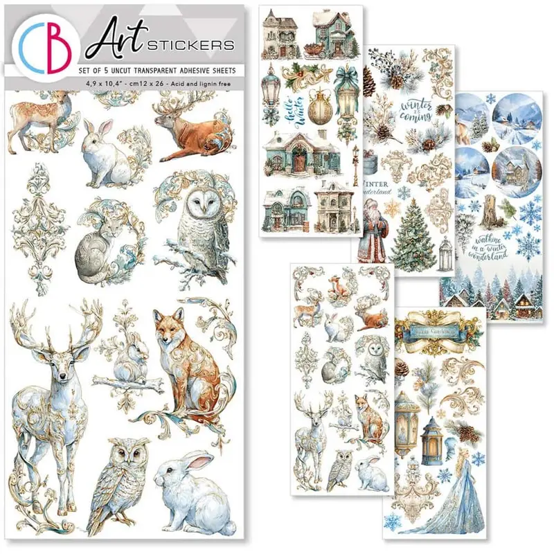 Art stickers 5-pack - Winterling